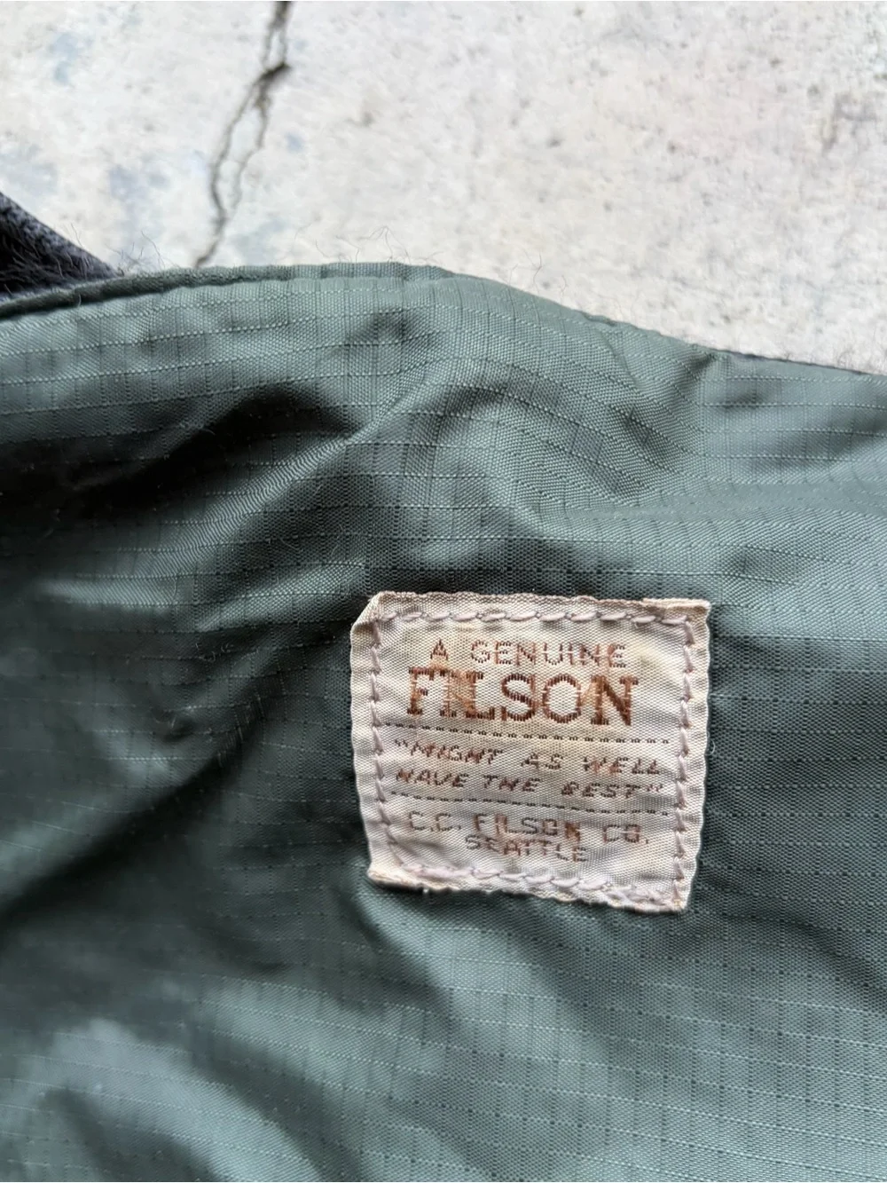 Filson Passage Computer Bag Nylon Leather Trim